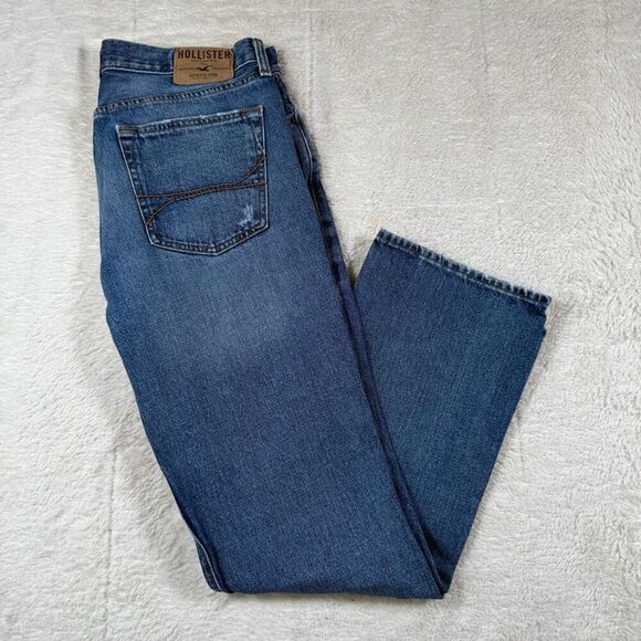 Hollister Men’s Straight Leg Button Fly Jeans - Picture 1 of 9